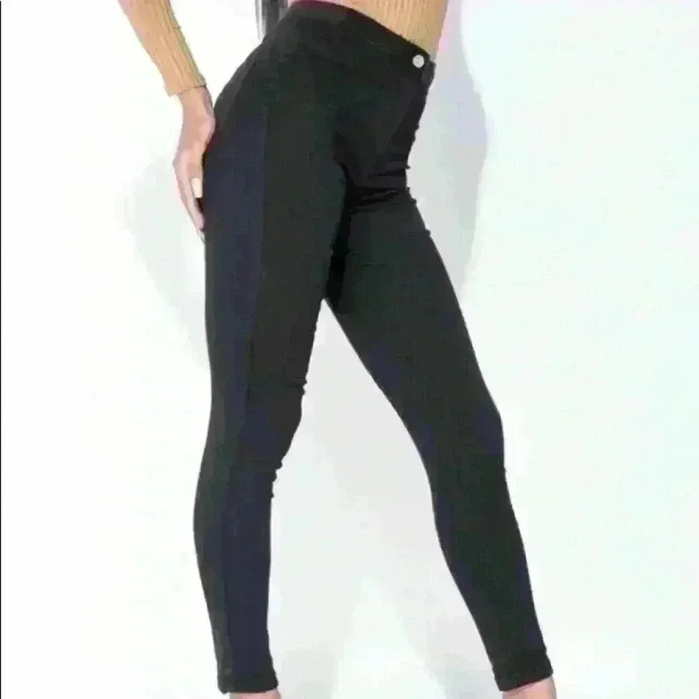 Black Skinny Jeggings‎